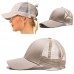 Adjustable  Girls Ponytail Baseball Cap Snapback Sports Sunshade Mesh Hats  eb-03373414